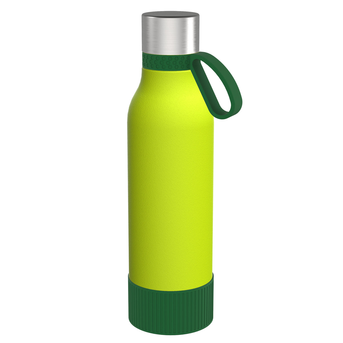 Flasche: grün, Ring: grün, Hülle: grün