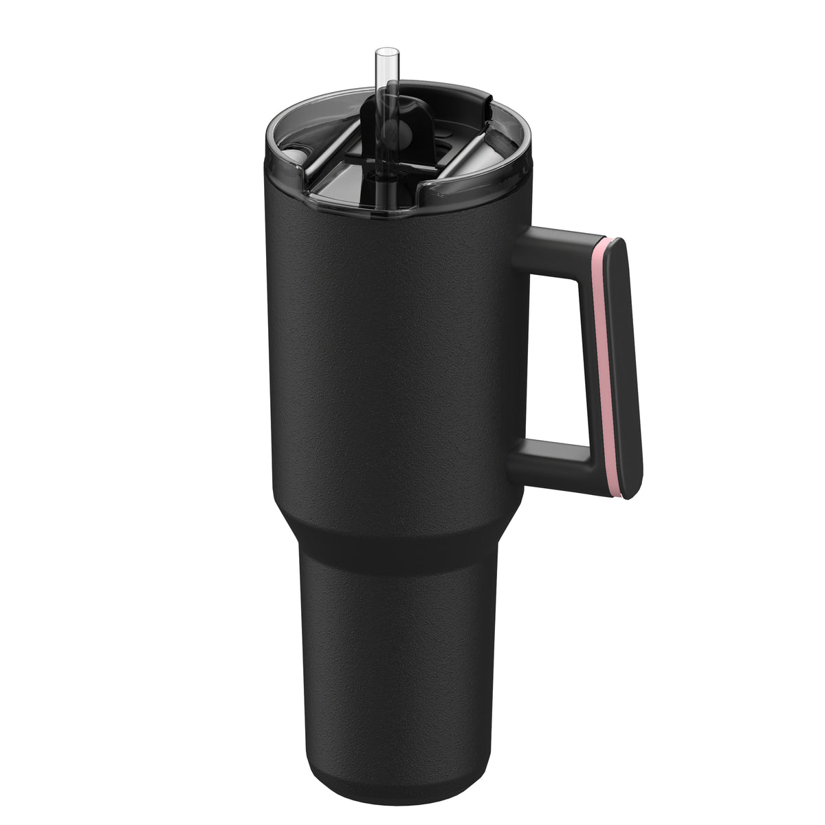 Becher: schwarz, Ring: hellmagenta