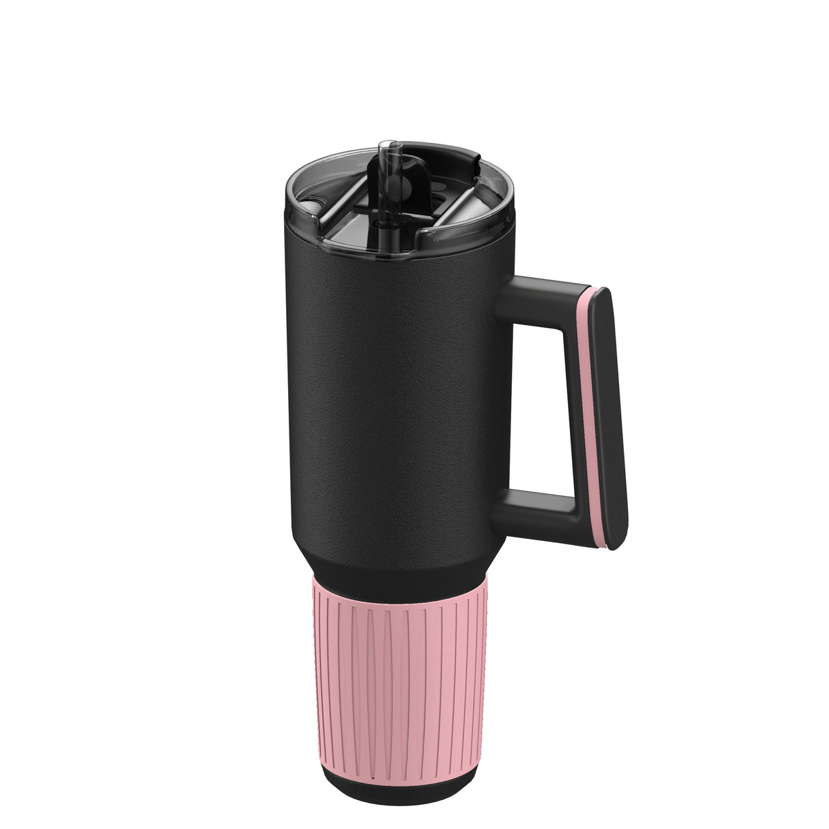Becher: schwarz, Ring: hellmagenta, Hülle: hellmagenta