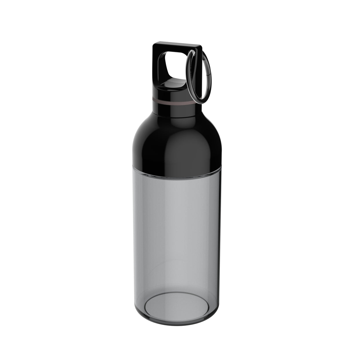 Flasche: grau, Ring: braun