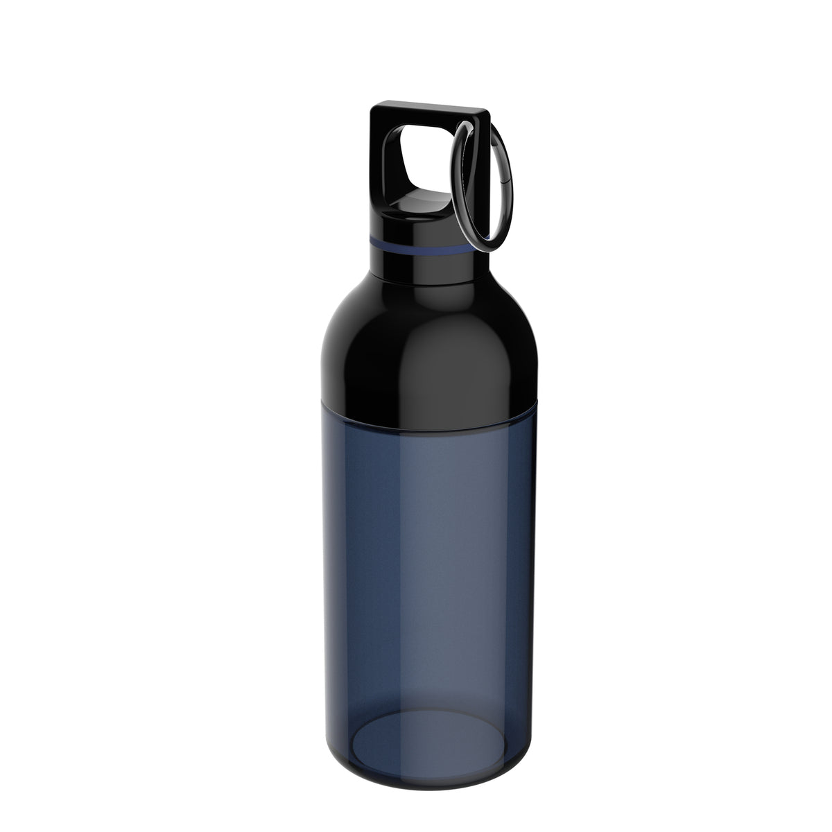 Flasche: blau, Ring: dunkelblau