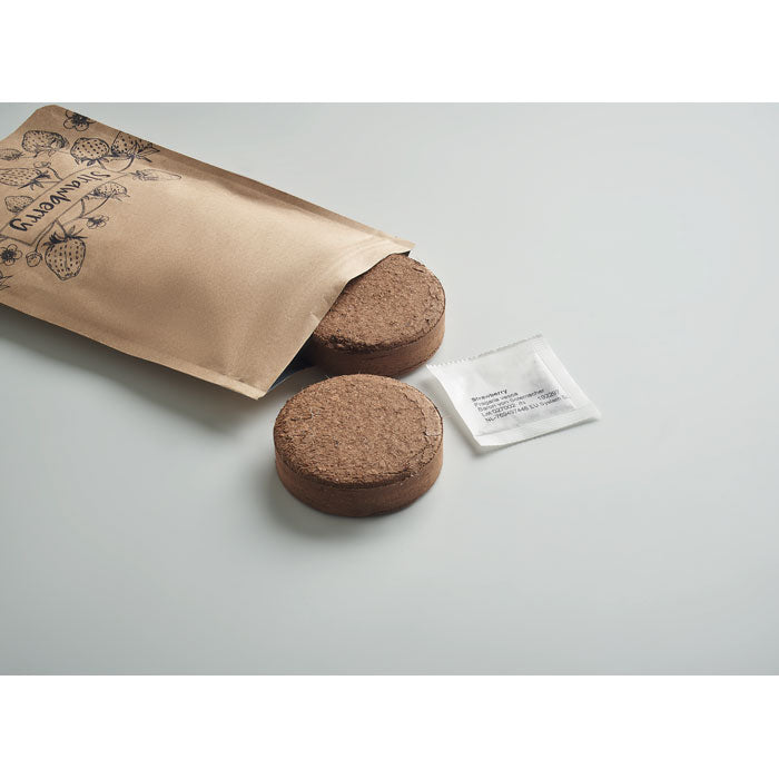 erdbeer saatgut Saat-Set Erdbeeren – dein Werbegeschenk bedrucken – VANILLA & PEPPER