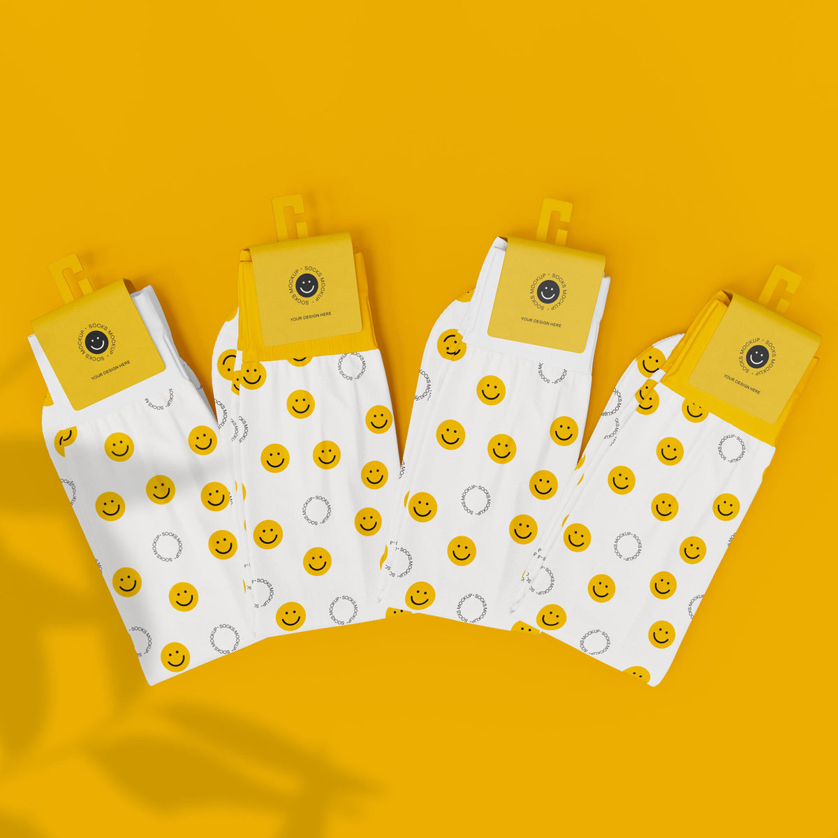 Socken mit Smileys