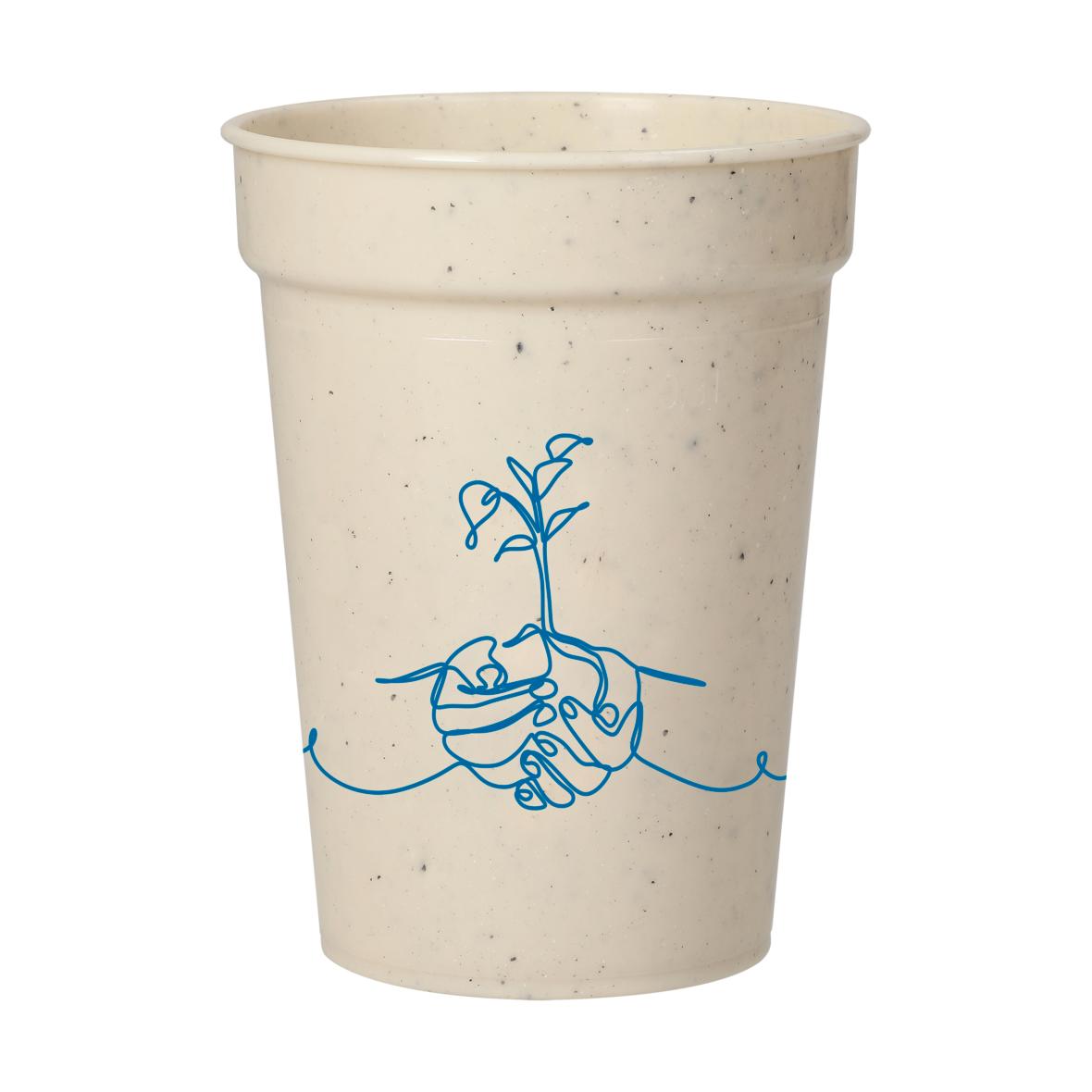 Trinkbecher mit Beispiel Druck