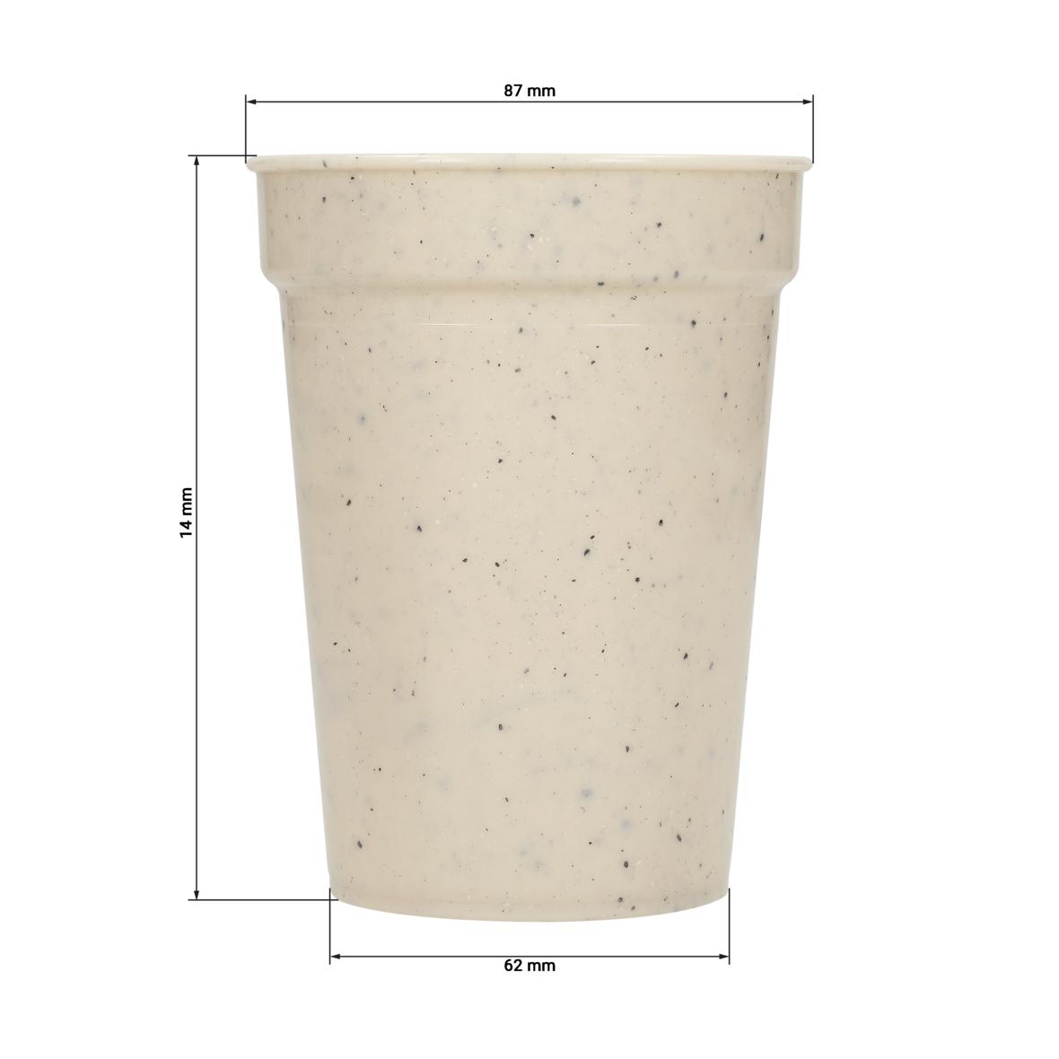 Maße der Trinkbecher