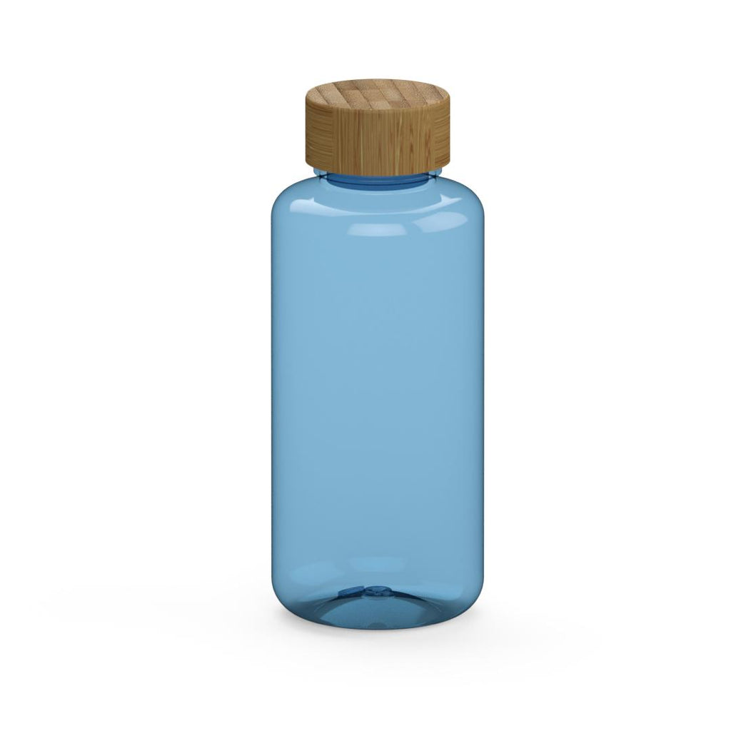 1L Trinkflasche - transparent/blau