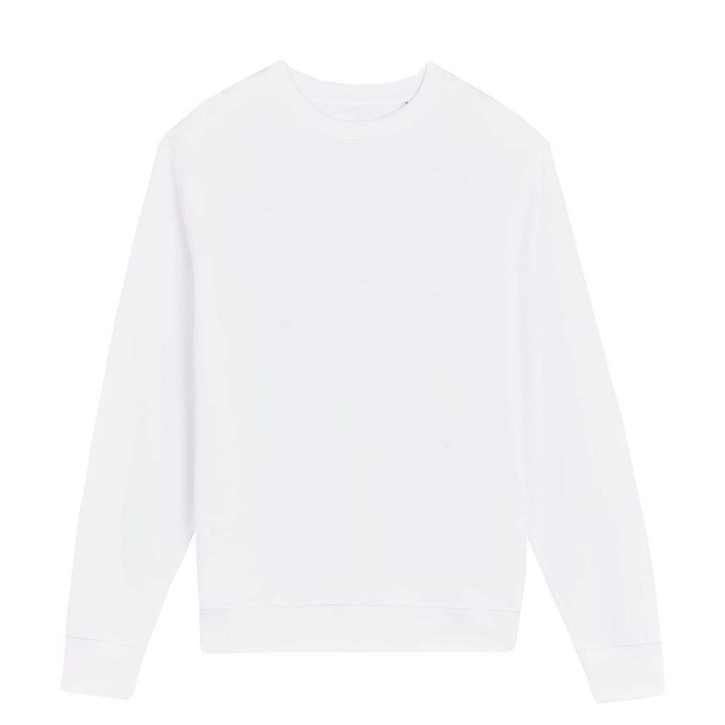 Unisex Sweatshirt in Weiß.