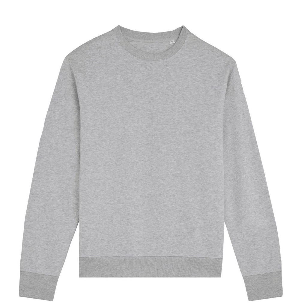 Unisex Sweatshirt in Grau meliert.