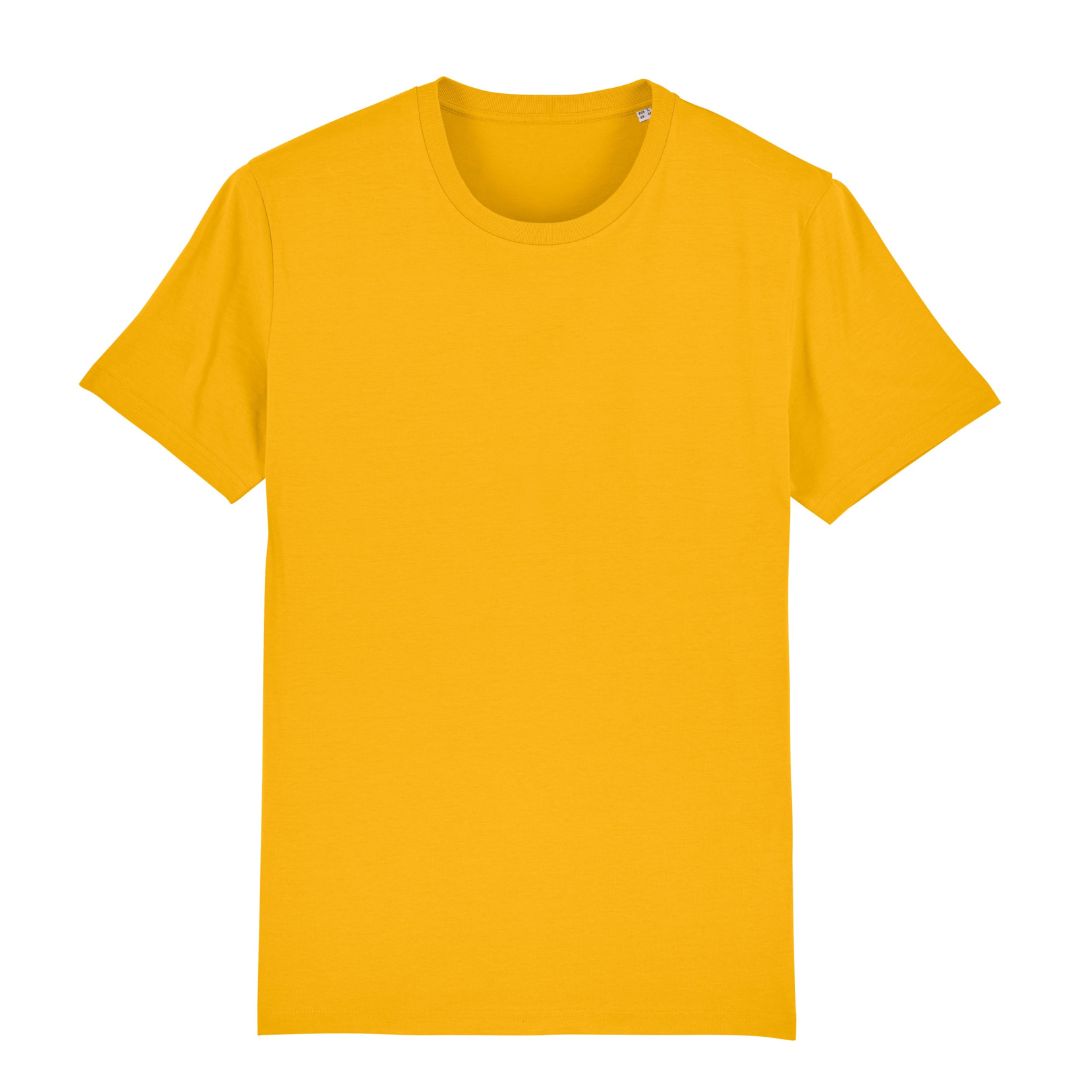 Unisex T-Shirt in Gelb.