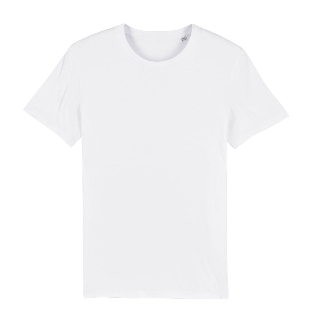 Unisex T-shirt in weiss.