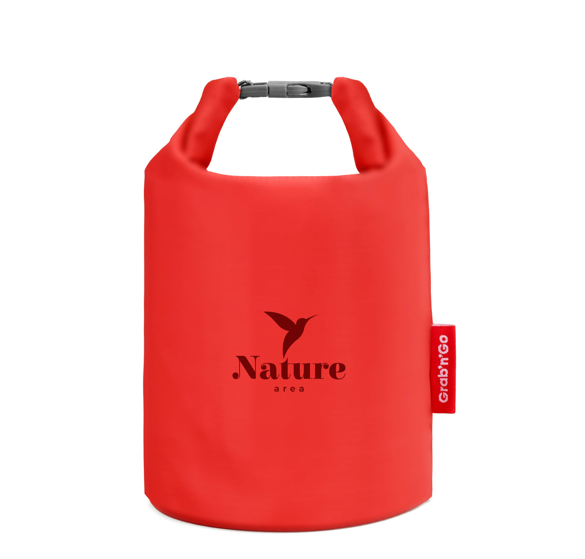 Rote wasserdichte Tragetasche