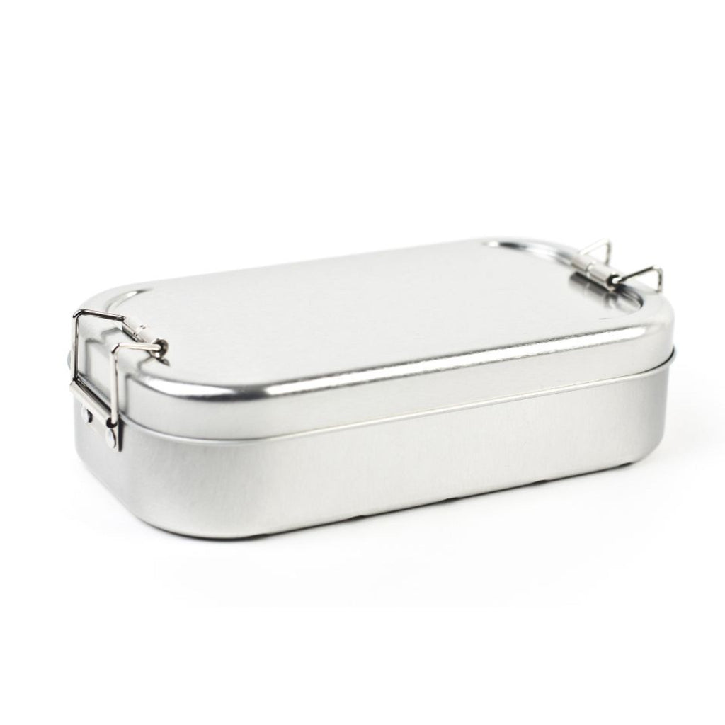 Weißblech Lunchbox Silver