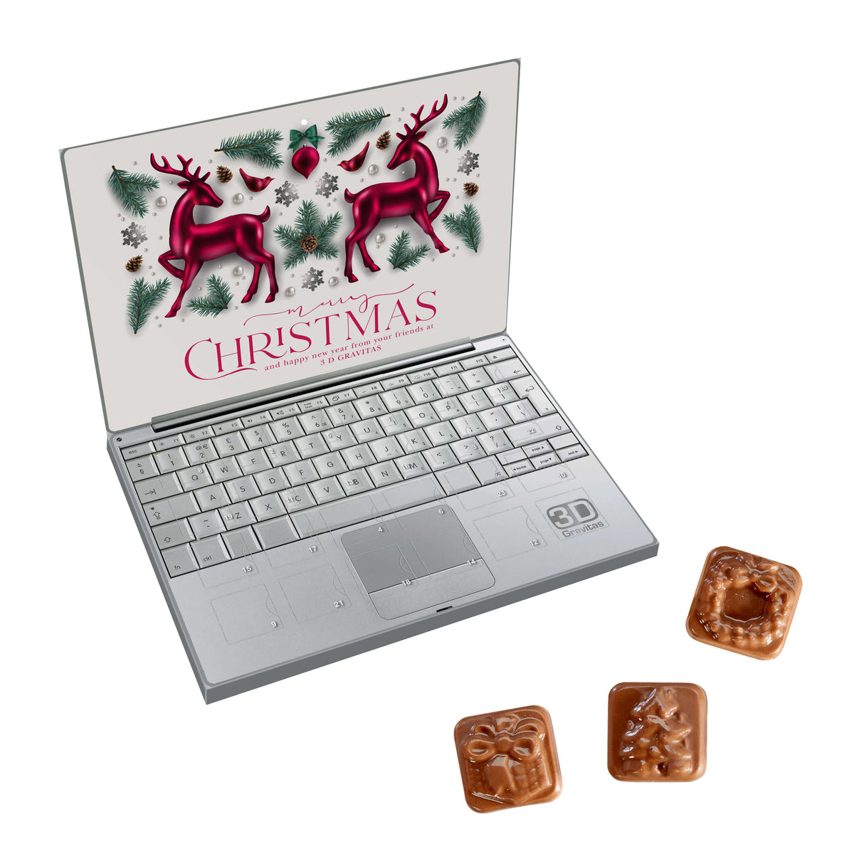 A5 Cover Adventskalender, rundum bedruckbar mit Perforation