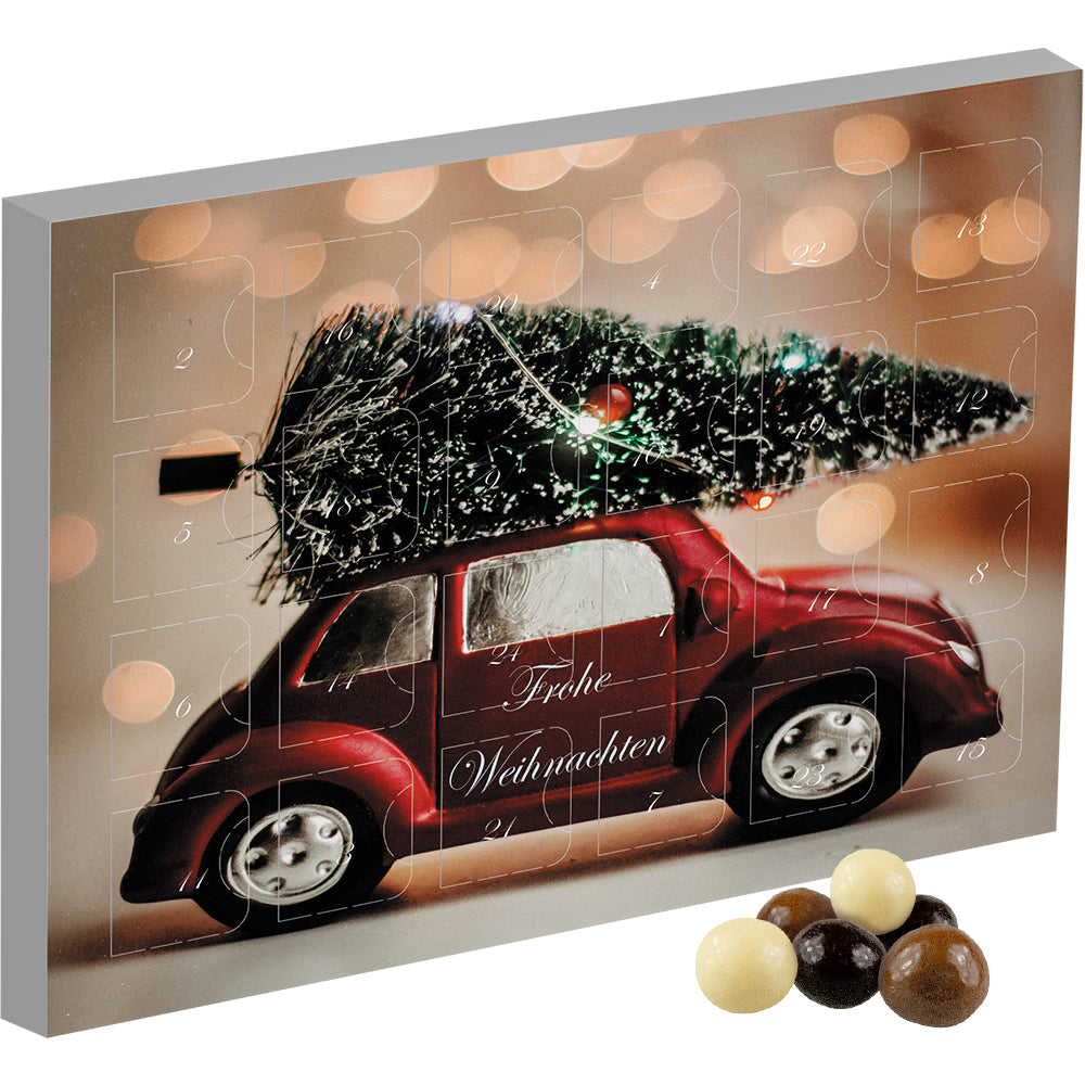 Adventskalender Mini mit Knusperkugeln