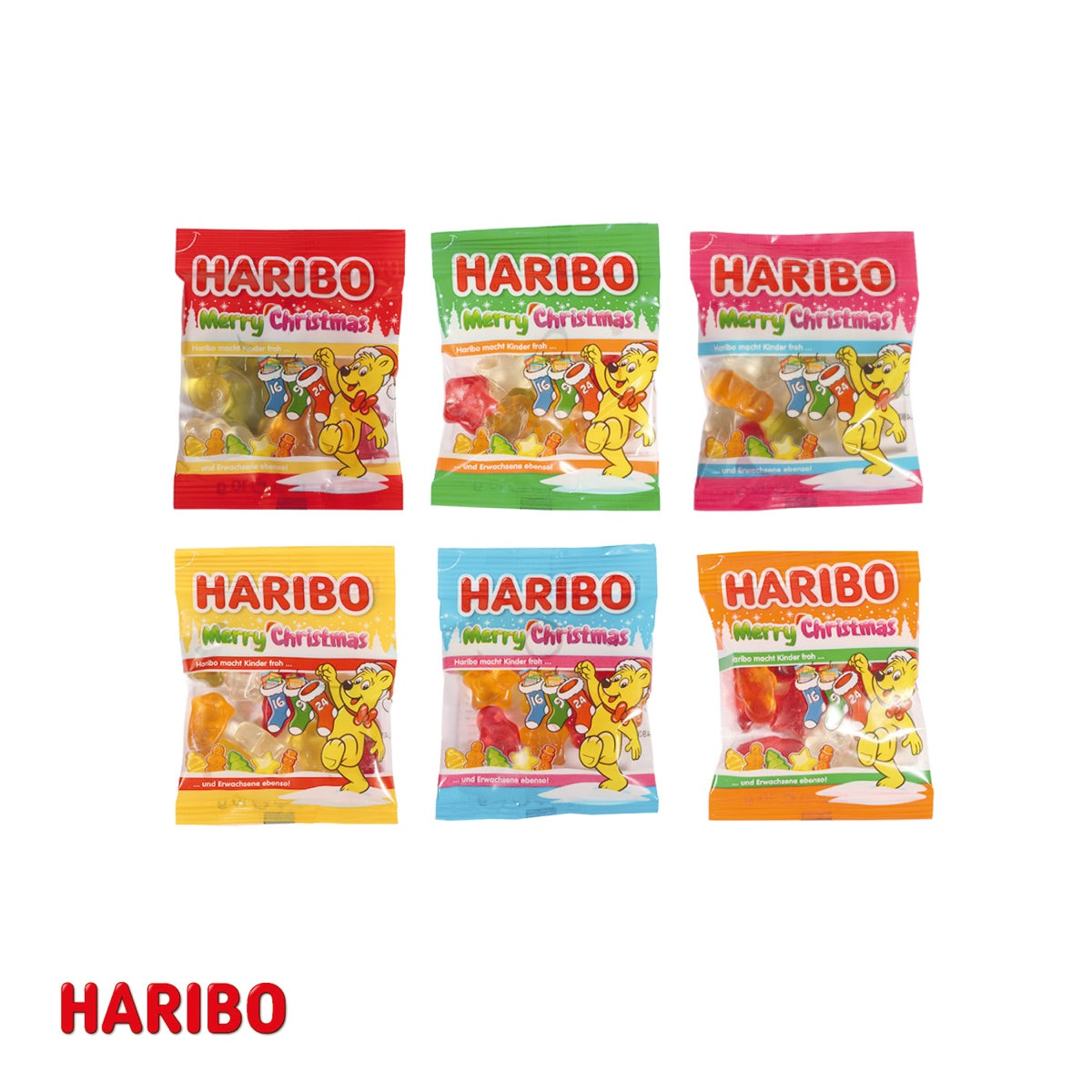 Haribo Christmas Minis in weihnachtlichen Formen als Füllung