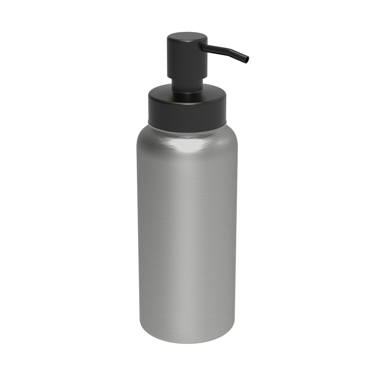 Aluminiumseifenspender „Deluxe“ – Silber / Schwarz