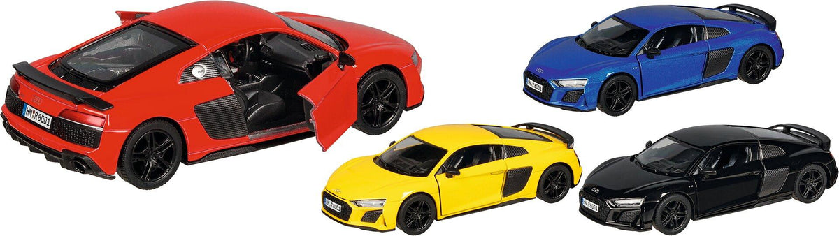 Audi R8 Coupé Modellauto mit Rückzug von goki