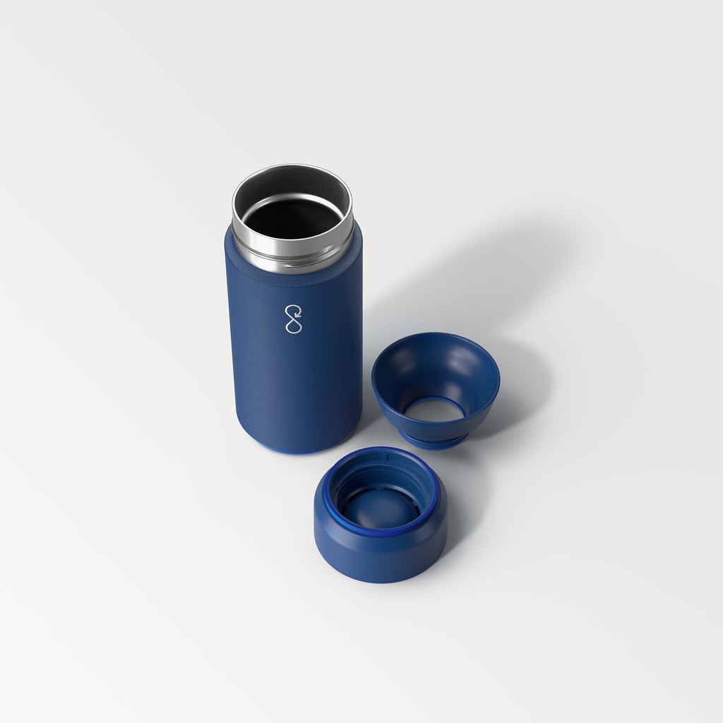 Ocean Bottle Thermosbecher - Nachhaltiges Werbemittel im B2B dunkelblau
