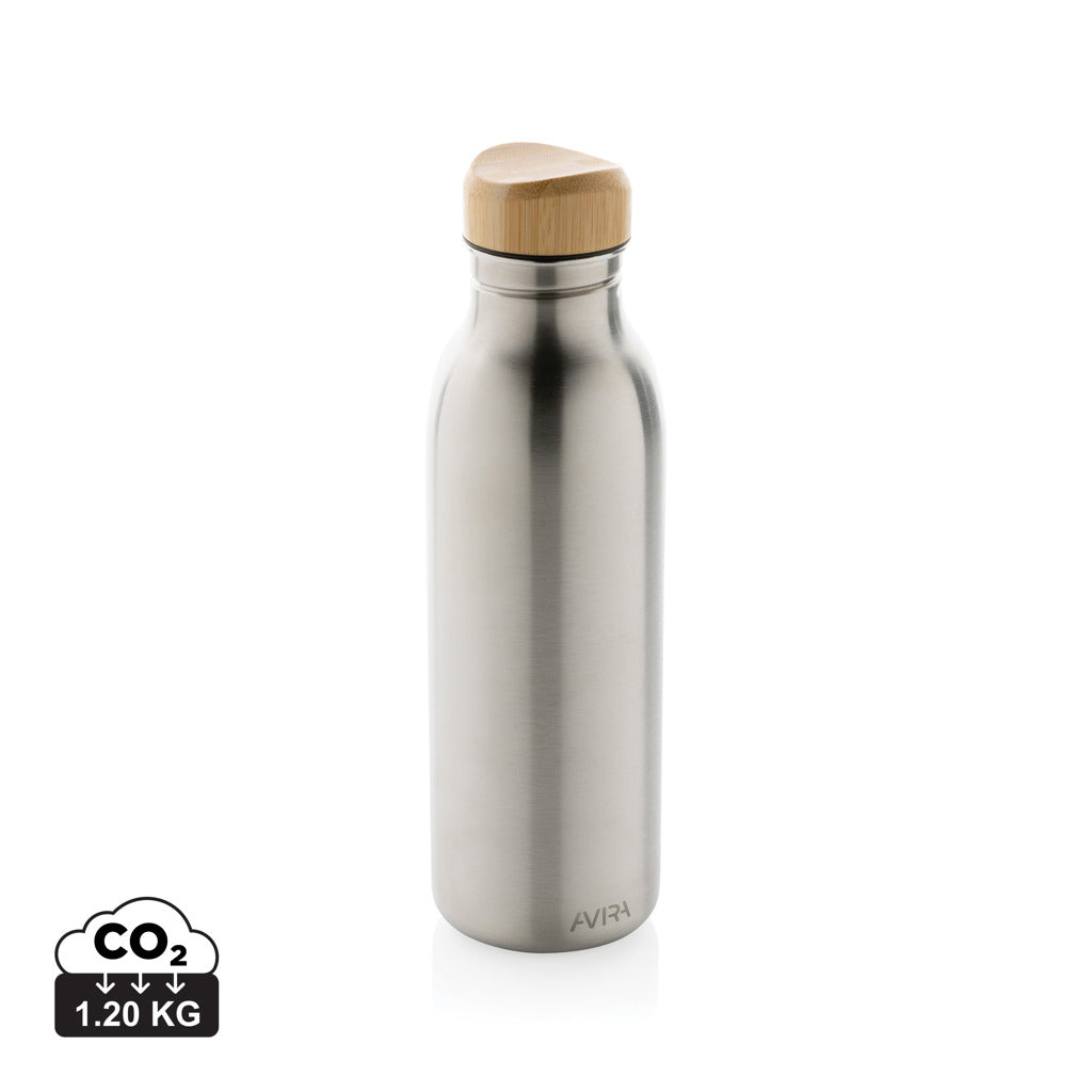 Avira Alcor 600ml Wasserflasche aus RCS rec. Stainless-Steel – silber