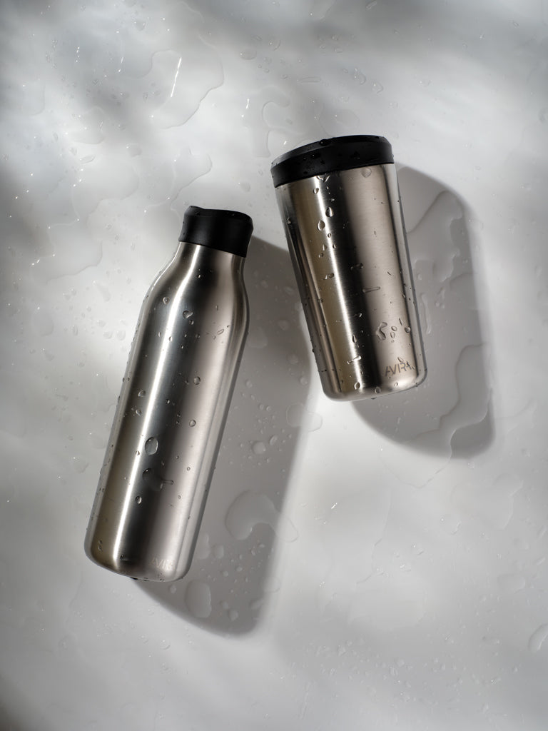 Avira Alix Klickbecher aus RCS rec. Stahl 400ml