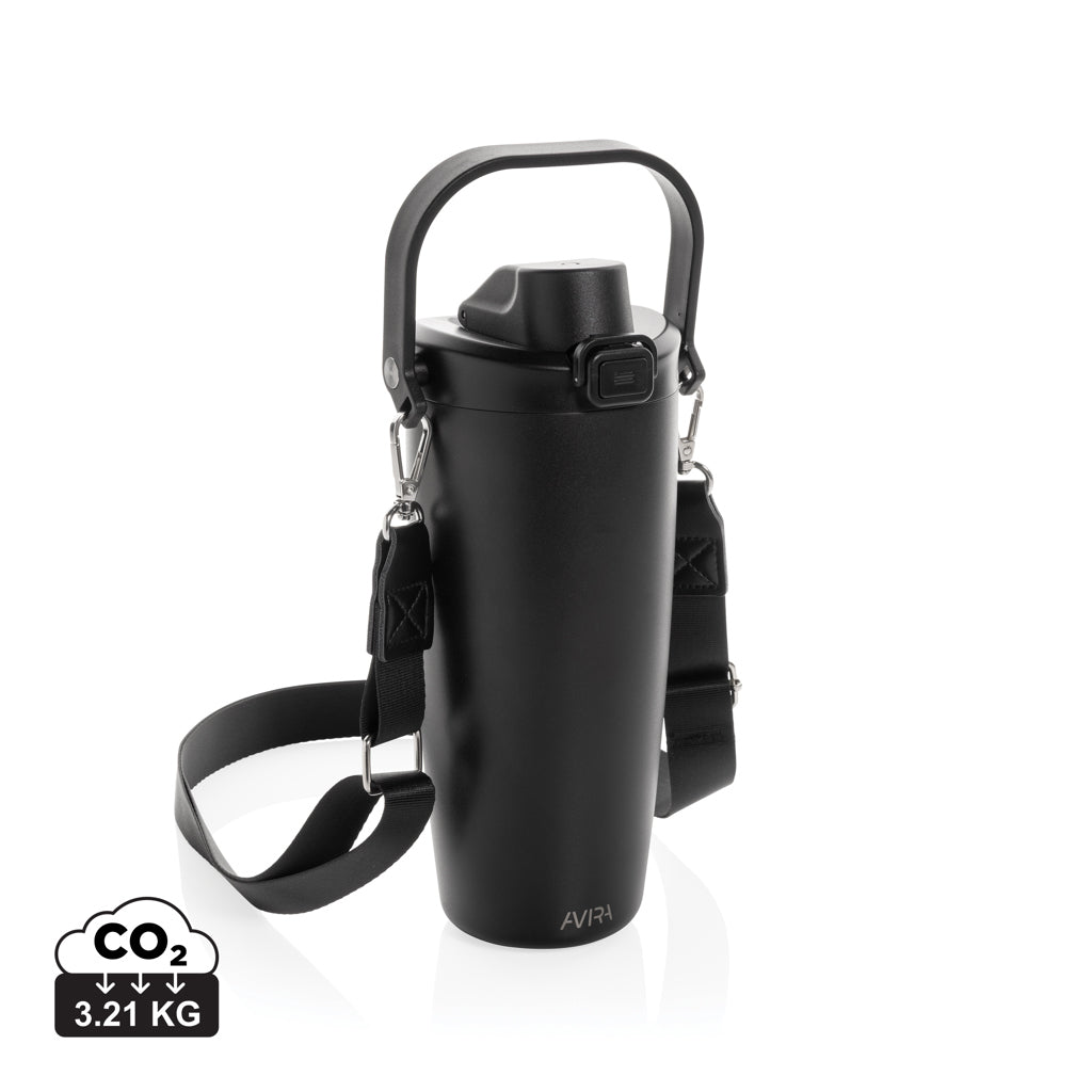 Avira Ayala Crossbody Duosip Becher aus RCS rec. Stahl – schwarz