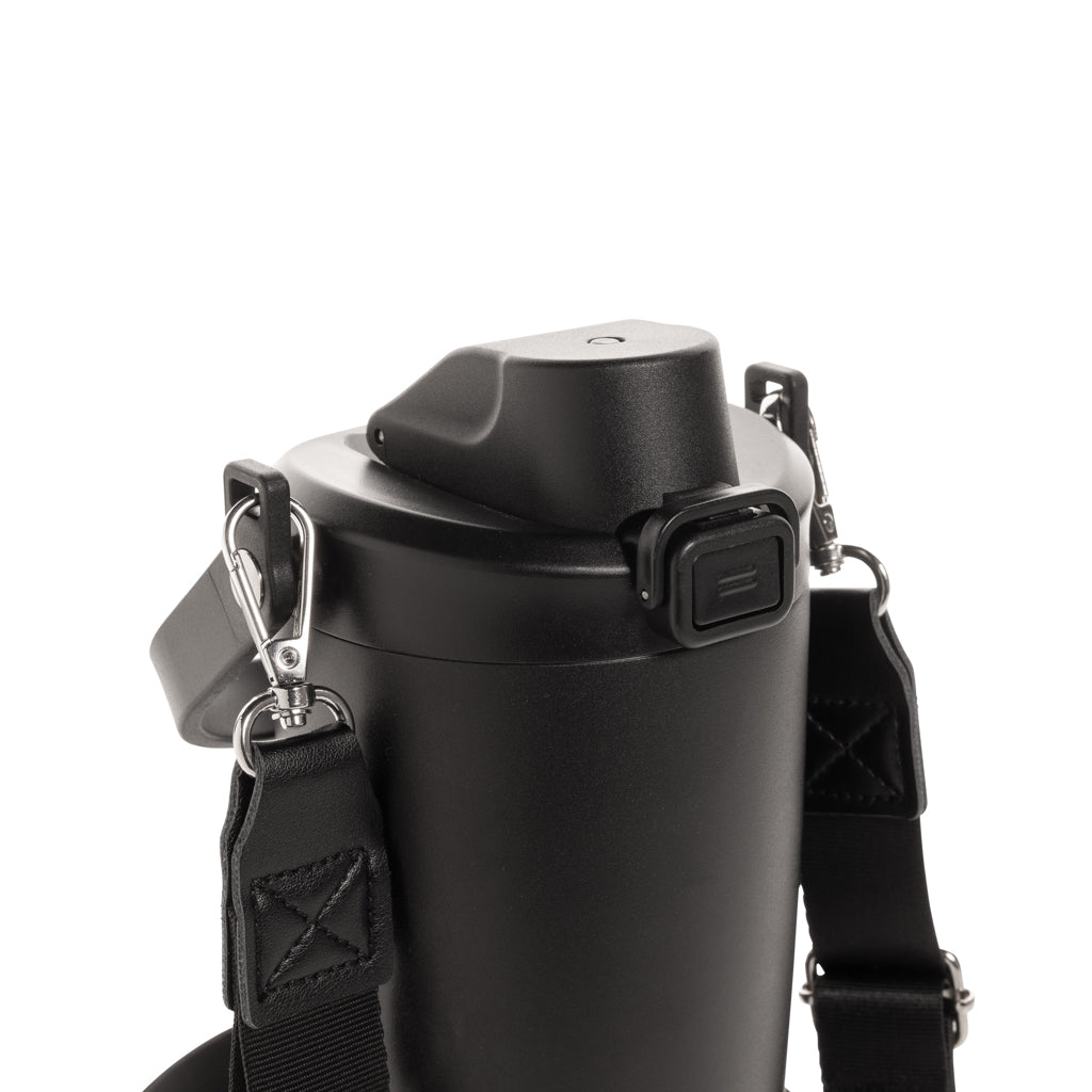 Avira Ayala Crossbody Duosip Becher aus RCS rec. Stahl – schwarz