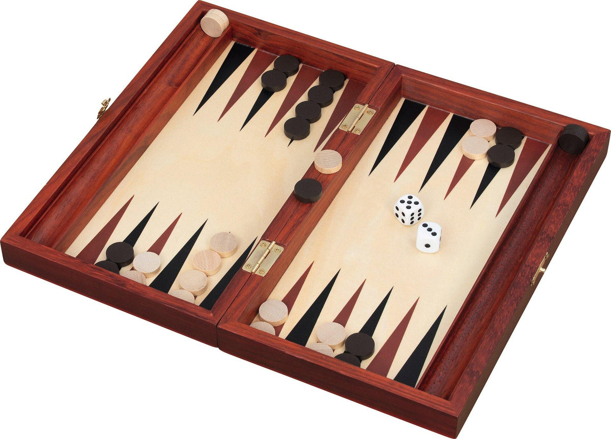 Backgammon Holzspiel im Format 33 x 28 cm von goki