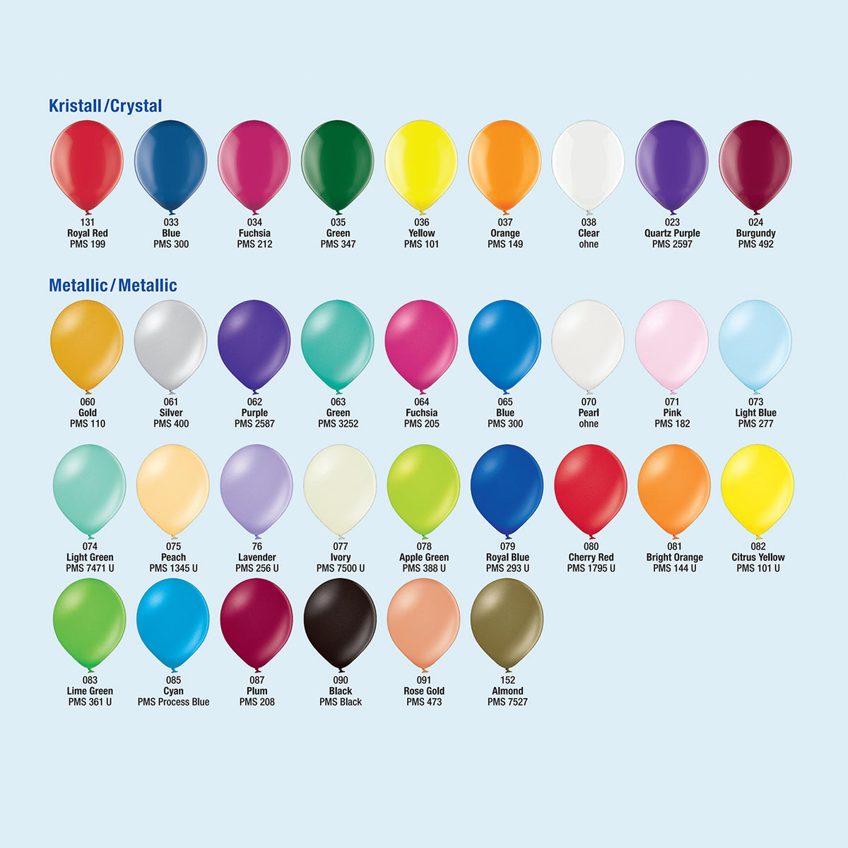 Luftballon Farbauswahl Werbeartikel
