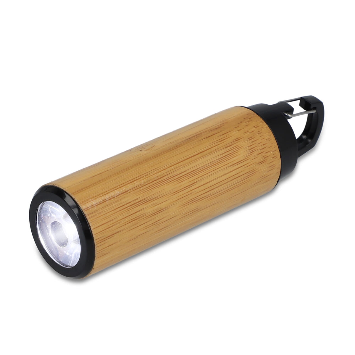 Bambus Taschenlampe mit Clip