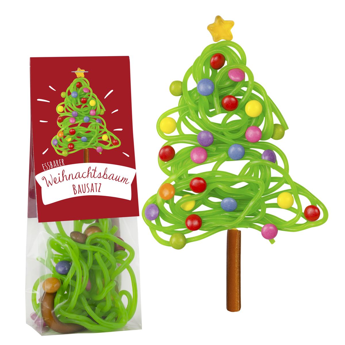 Baukasten Weihnachtsbaum aus Fruchtgummi im Beutel 45 g – Beispielmotiv