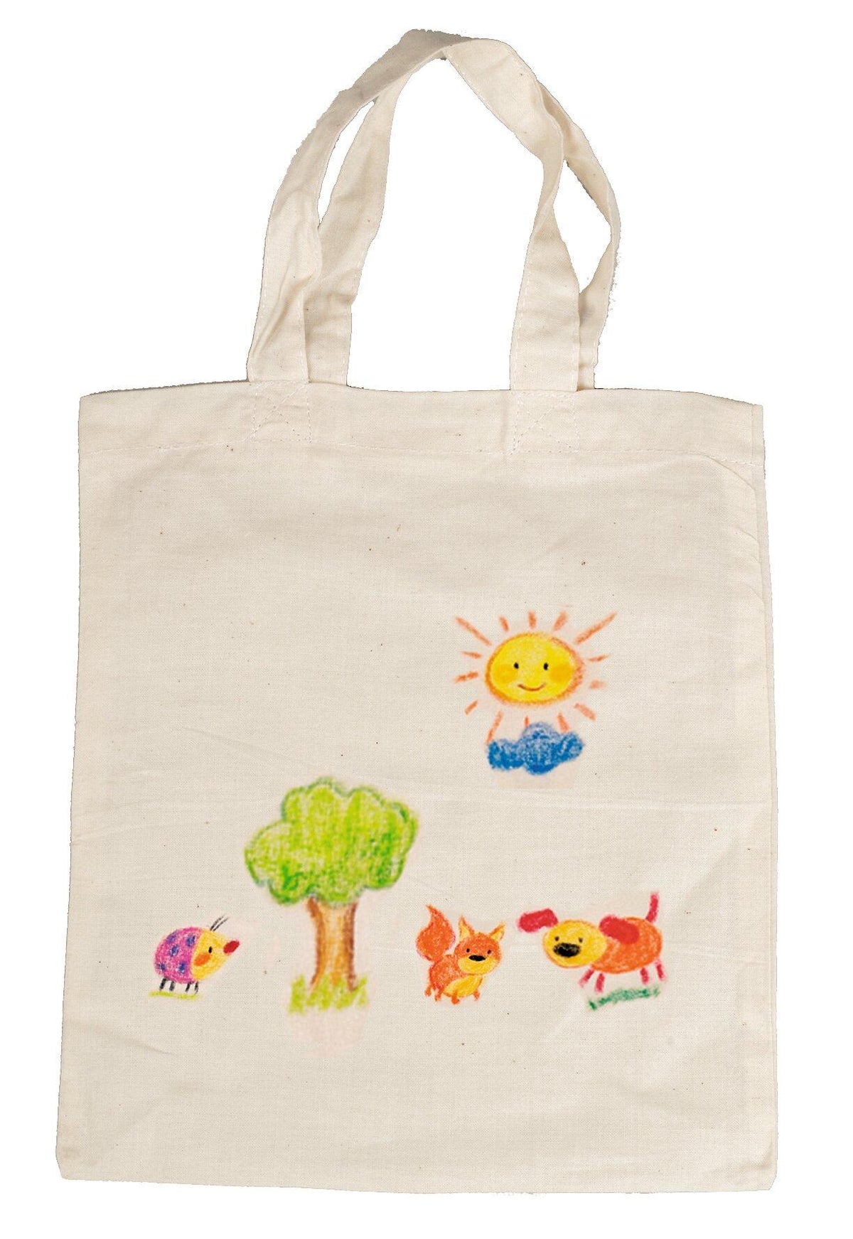 Baumwollbeutel 38 x 42 cm mit zwei Henkeln – Ansicht