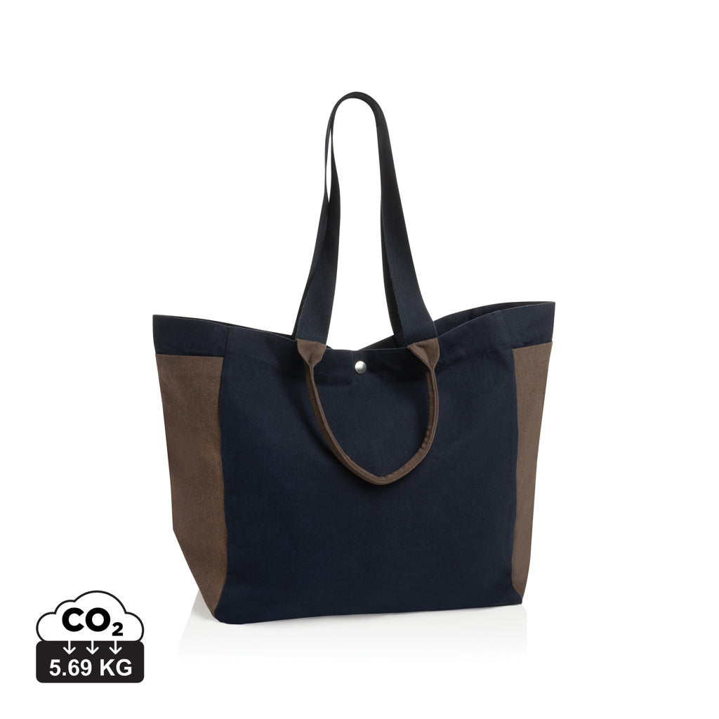 BEAU AWARE™ Allround-Shopper aus rec. Canvas 400gr/m² – navy blau