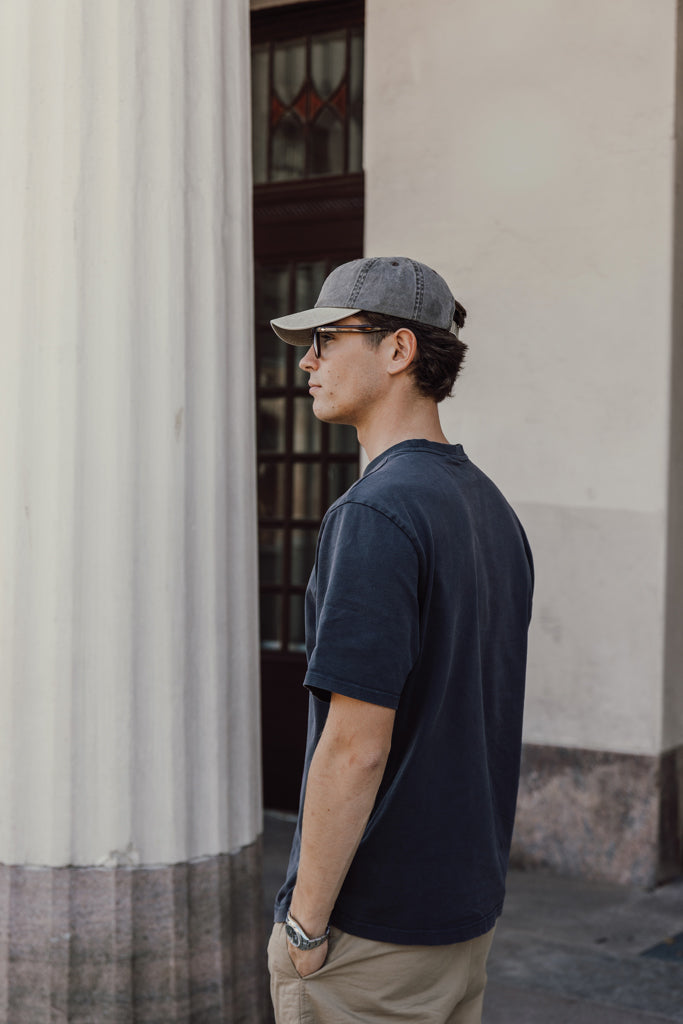 BEAU AWARE™ Two-Tone 6-Panel-Cap aus washed Cotton-Twill