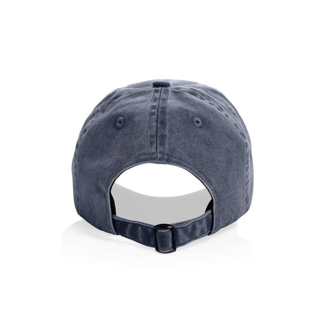 BEAU AWARE™ Washed 6-Panel Kappe aus 270gr/m² Baumwolltwill – navy blau