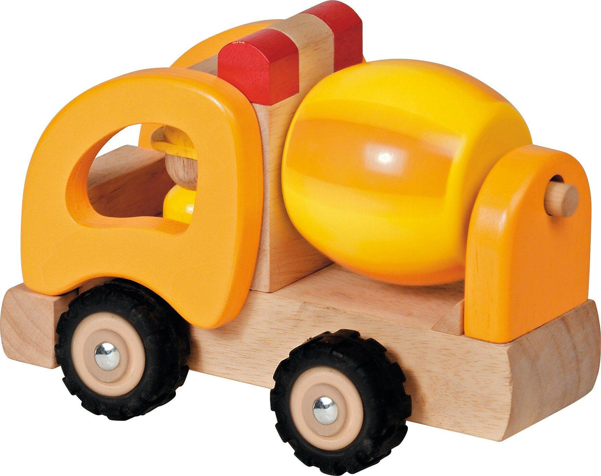 Betonmischer Holzfahrzeug 17 cm von goki – Weitere Ansicht