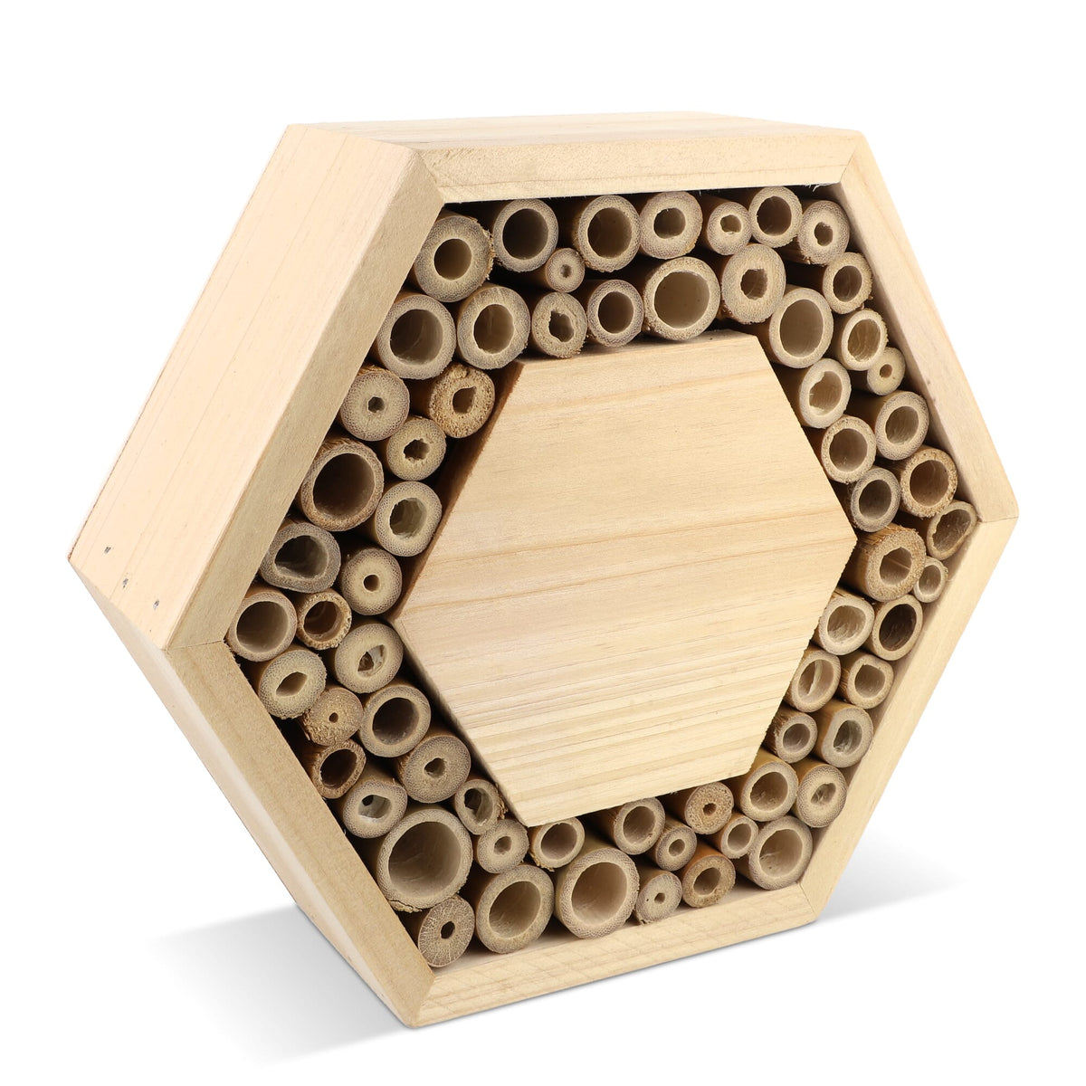 Bienenhaus aus Holz, sechseckig