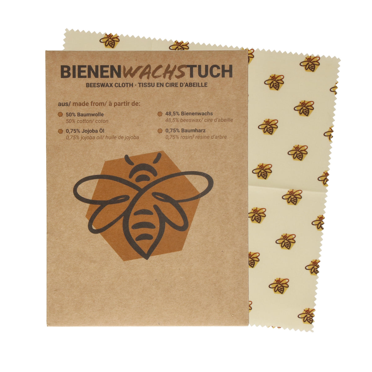 Bienenwachstuch „Beeologic“ – Mehrfarbig (00000)