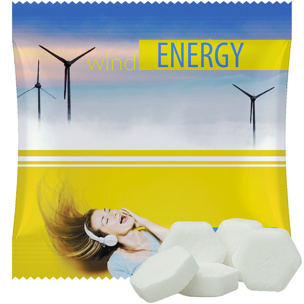 Bio Bonbonmischung in der Mini Tüte – Bio Traubenzucker Orange Drops, ca. 5 g