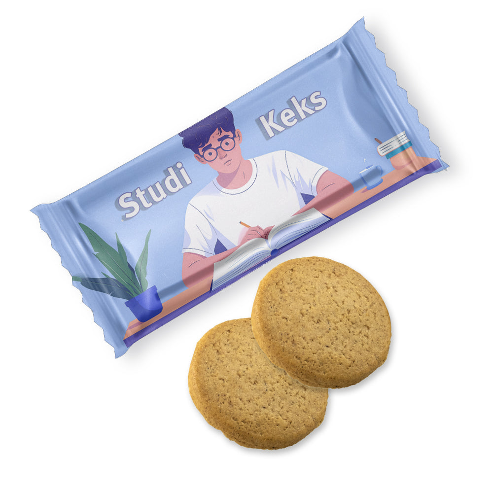 Bio Cookie Sortiment im Flowpack – Bio Nervennahrungskekse, ca. 4 g