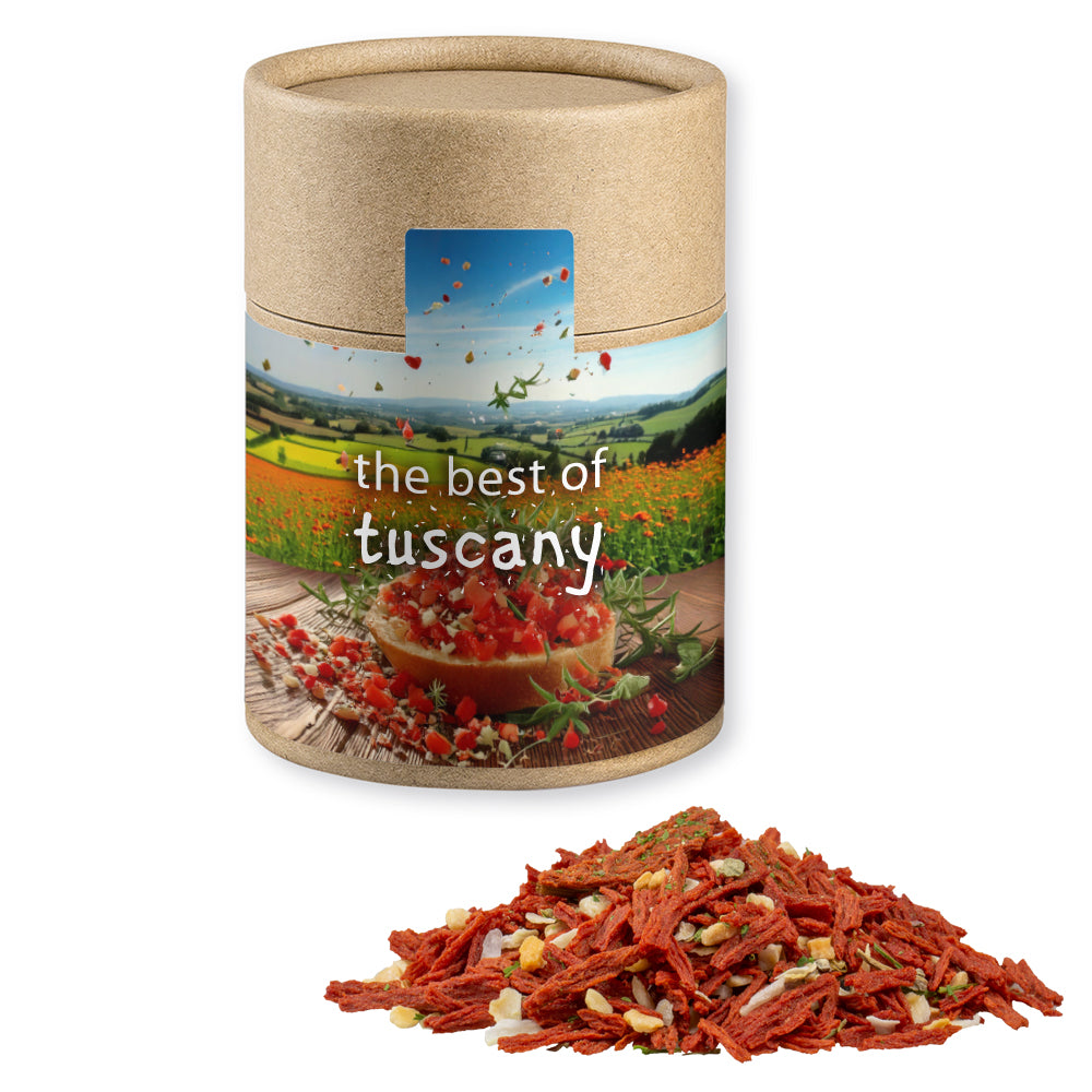 Bio Gewürze in der Kraftpapierdose Midi – Bio Gewürzmischung Toskanische Bruschetta, ca. 50 g