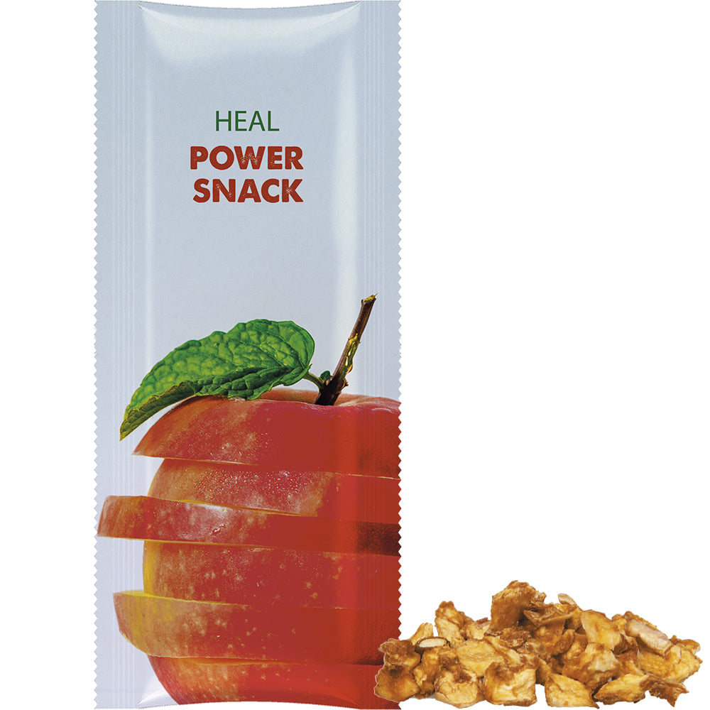 Bio Knabbermischungen im Snackbeutel Riegelformat – Bio Apfelwürfel, ca. 10 g