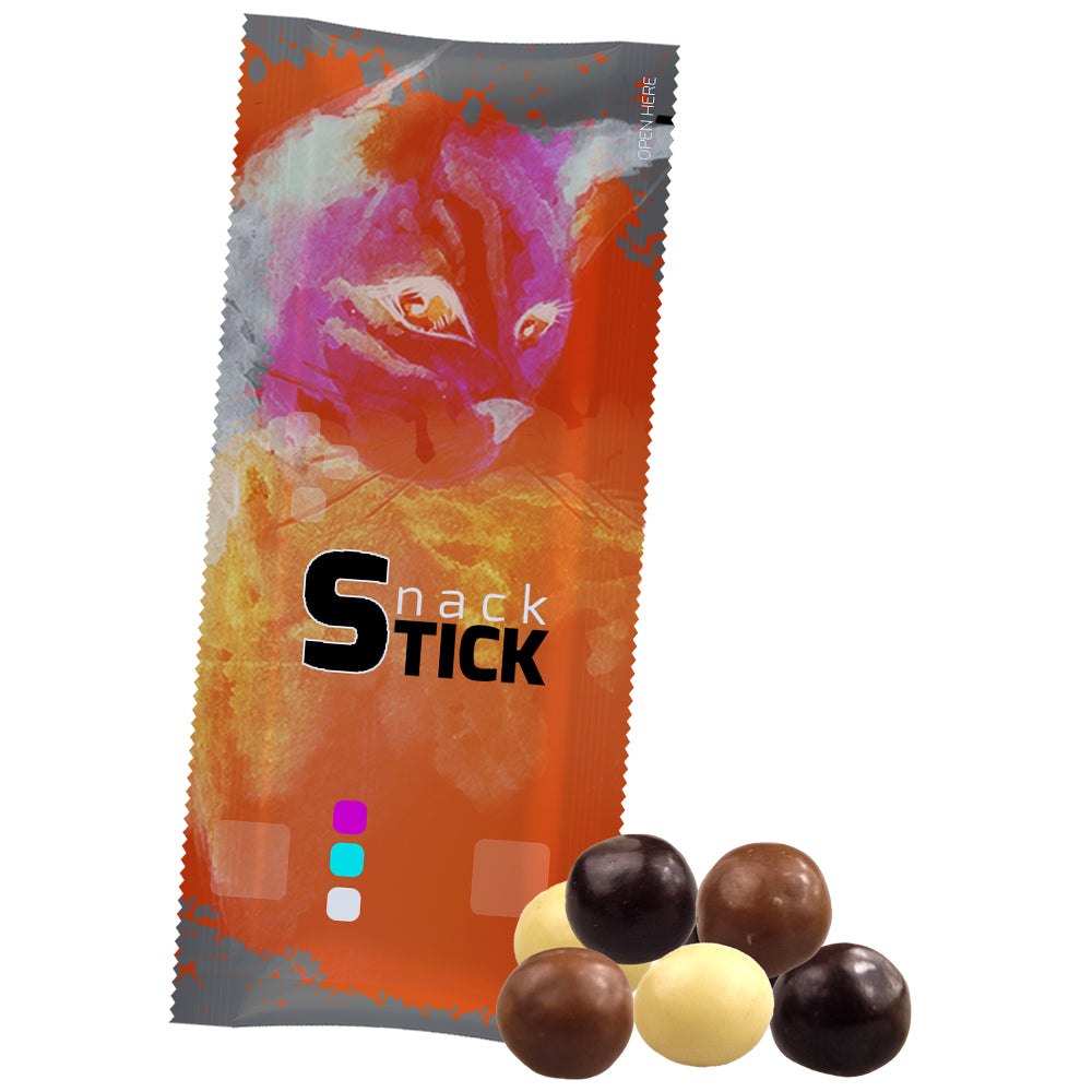 Bio Knabbermischungen im Snackbeutel Riegelformat – Bio Knusperkugeln Mix, ca. 20 g