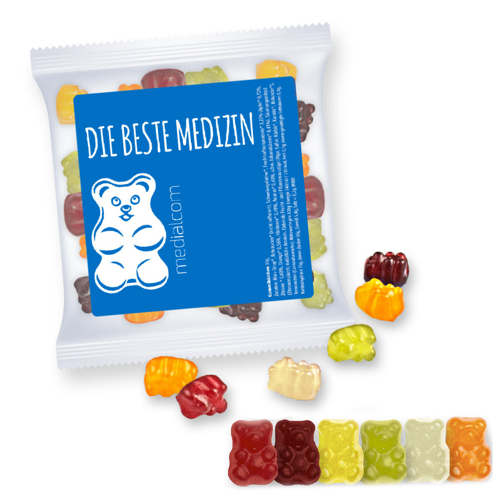 Bio Naschmischung in der Maxi Tüte mit Etikett – Bio Gummibärchen, ca. 30 g
