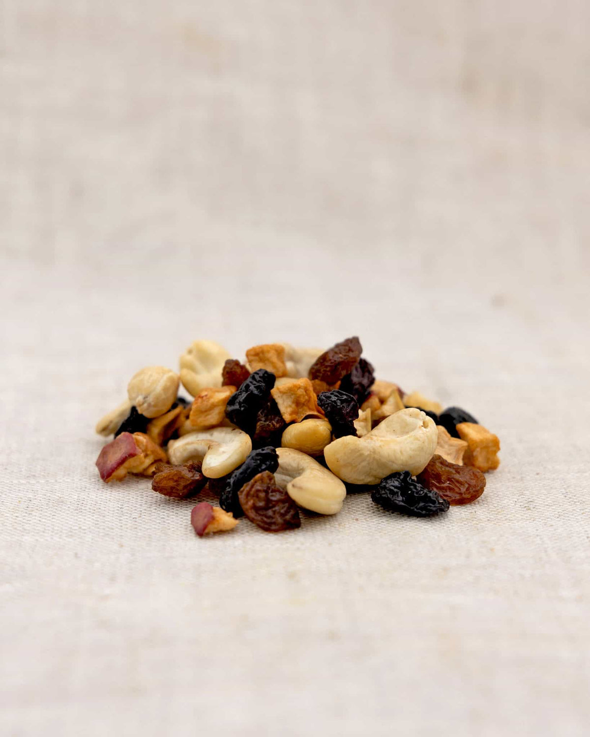 Bio Snack Werbetütchen 30 g mit Deinem Design – Bio Studentenfutter Apfel Kirsche, 30 g