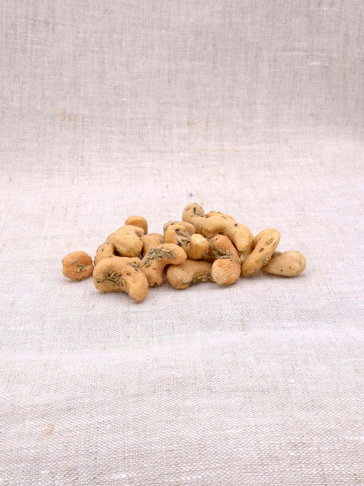 Bio Snack Werbetütchen 40 bis 50 g mit Deinem Design – Bio Cashews Rosmarin, 50 g