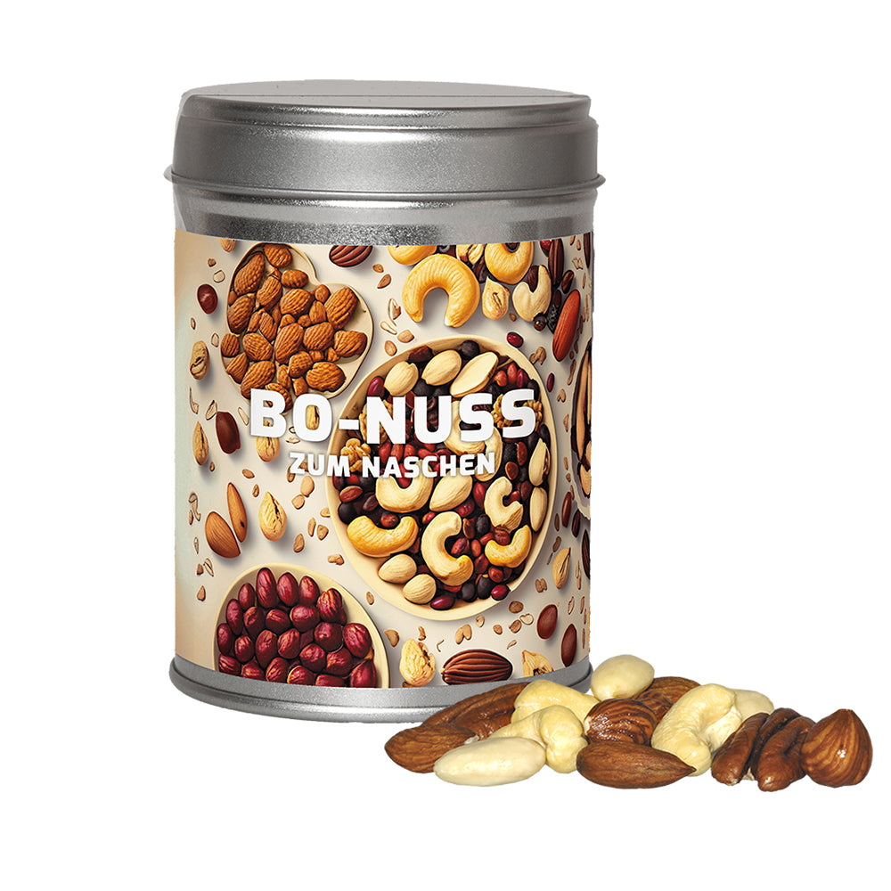 Bio Snacks in der Doppeldose aus Metall