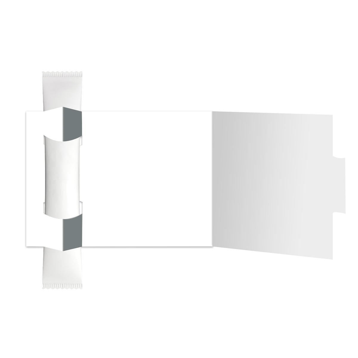 Bio Teestick auf Klappkarte 2 g im Format 105 x 260 mm
