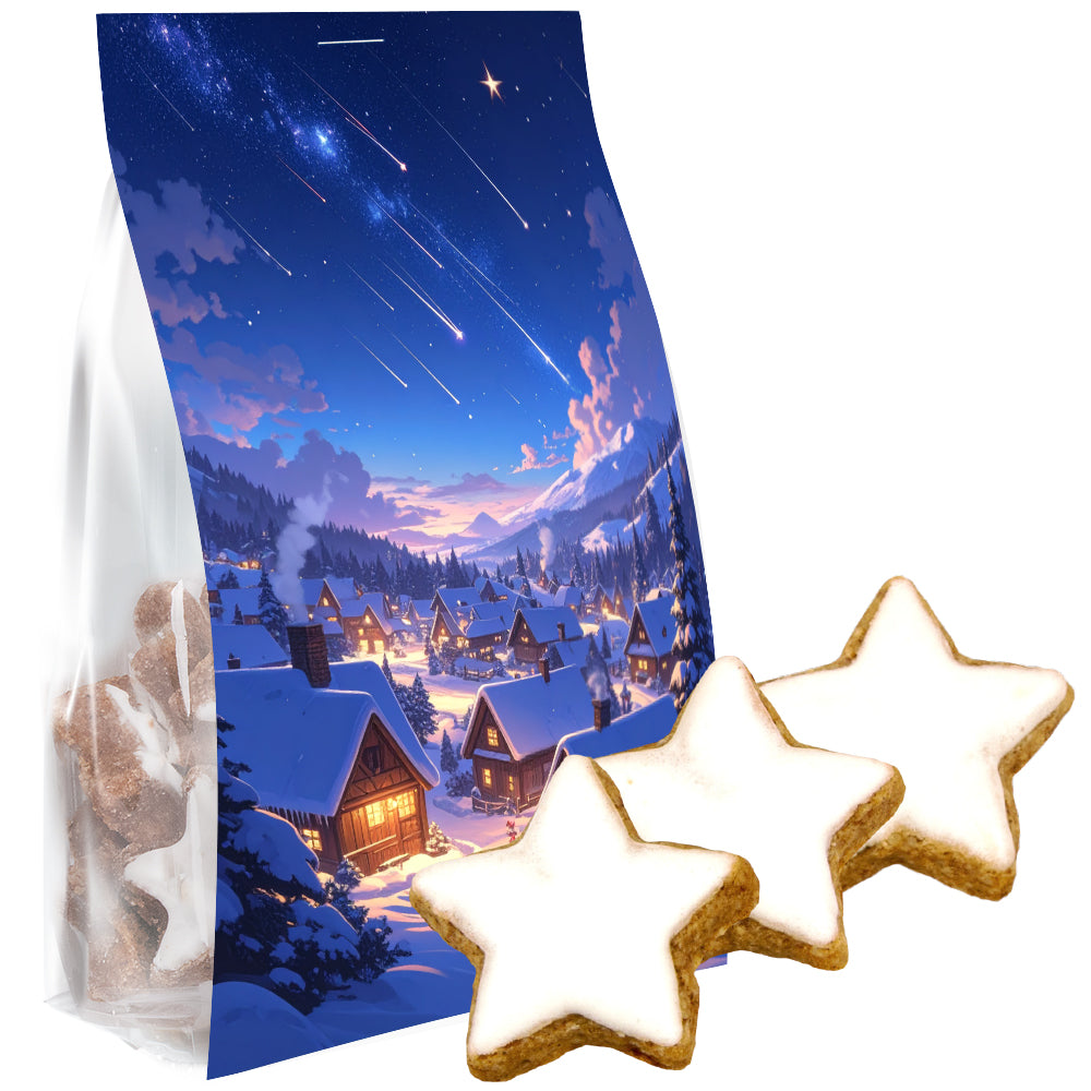 Bio Weihnachtsgebäck im großen Standbeutel – Bio Zimtsterne, 100 g