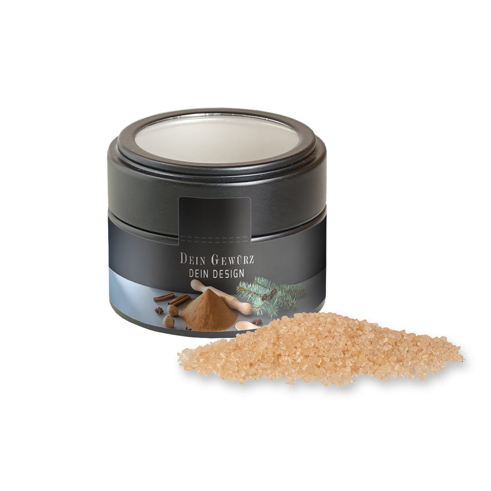 Bio Weihnachtsgewürze in der schwarzen Metalldose Mini – Bio Gewürzmischung Lebkuchen, ca. 70 g