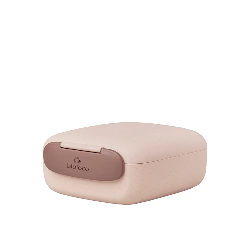 Urban Lunchbox mini sandfarbend mit einem dunkleren Verschluss
